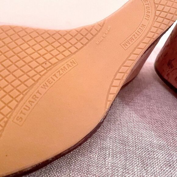 Stuart Weitzman Leopard Wedge Sandals - Picture 10 of 13
